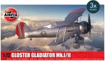 1:72 Gloster GLADIATOR Mk.I/II - Brytyjski samolot myśliwski - Airfix 02052B