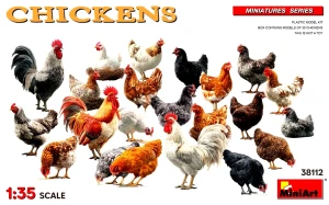 1:35 CHICKENS - Mini Art 38112