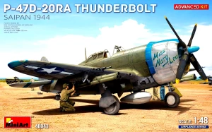 1:48 Republic P-47 D-20 RA THUNDERBOLT Razorback - MiniArt 48043 Advanced Kit