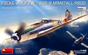 1:48 Focke-Wulf FW-190 D-9 - Mimetall Production - MiniArt 48040 Basic Kit