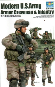 1:35 US Army ARMOR CREWMAN & INFANTRY - Trumpeter 00424