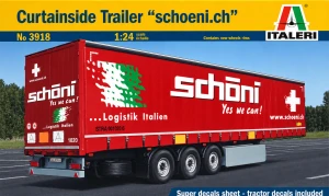 1:24 COURTAINSIDE TRAILER Schoeni.ch - Italeri 3918