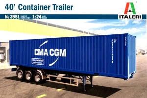 1:24 40' CONTAINER TRAILER - Italeri 3951