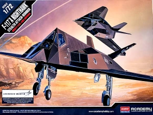 1:72 Lockheed F-117 NIGHTHAWK Stealth - Amerykański samolot bombowy - Academy 12475