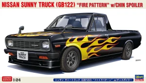 1:24 Nissan SUNNY GB122 Fire Pattern - Hasegawa 20751