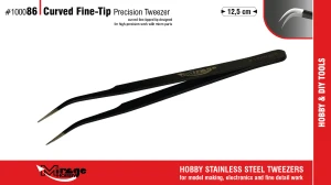 PĘSETA CURVED FINE-TIP PRECISION TWEEZER 12,5cm - Mirage 100086