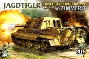 1:35 Sd.Kfz.186 JAGDTIGER Porsche w/Zimmerit - TAKOM BLITZ 8012