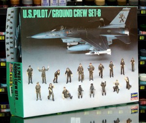 1:48 Akcesoria - Amerykańscy piloci z obsługą Set-B - Hasegawa X48-5