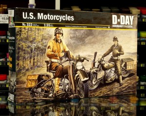 1:35 Amerykańskie Motocykle - Italeri 322