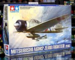 1:48 Mitsubishi A6M2 ZERO type 21 - Japoński pokładowy samolot myśliwski - Tamiya 61016