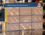 1:72 Akcesoria -  WW 2nd German aircraft weapons - Italeri 26101 [brak kalkomanii]