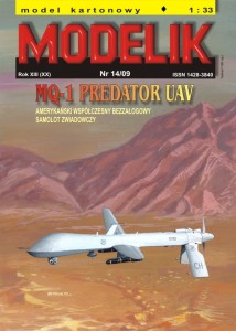 1:33 MQ-1 PREDATOR UAV - Modelik 0914