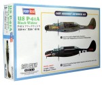 1:72 Northop P-61 A BLACK WIDOW - Amerykański Ciężki Samolot Myśliwski - Hobby Boss 87261