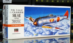 1:72 Nakajima KI-44-II SHOKI [ TOJO ] - Japoński samolot myśliwski - Hasegawa 00132