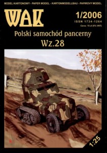 1:25 WZ.28 Polski samochód pancerny - WAK 200601