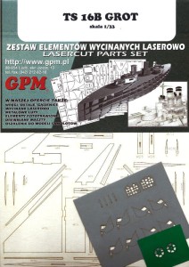 1:33 Elementy wycinane laserowo do TS-16 B Grot - GPM490