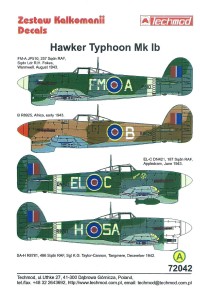 1:72 Kalkomanie TYPHOON Mk I b kabina samochodowa - Techmod 72042