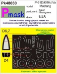 1:48 Maski – P-51 D/K MUSTANG Mk.IV a [Italeri/Hasegawa] - Pmask Pk48030