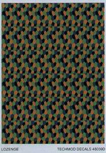 1:48 Techmod kalkomanie 48039 German WWI Lozenge