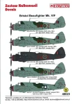 1:48 Kalkomanie BEAUFIGHTER VI - Techmod 48023