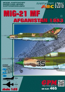 1:33 Mikojan i Guriewicz MiG-21 MF - GPM 465