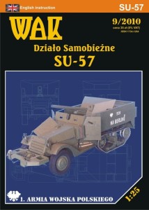 1:25 SU-57 Radzieckie działo samobieżne - WAK 2010/9