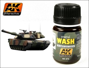 Wash Enamel - NATO CAMO VEHICLES - AK-interactive  075