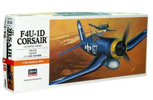 1:72 Vought F4U-1D CORSAIR - Amerykański pokładowy samolot myśliwski - Hasegawa 00140