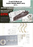 1:33 Elementy wycinane laserowo do F-16 C/D Block 52 - GPM 517