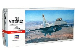 1:72 General Dynamics F-16 N FIGHTING FALCON Top Gun - Amerykański samolot wielozadaniowy - Hasegawa 00342