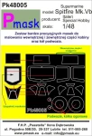1:48 Maski - Supermarine Spitfire Mk.V [ITALERI] - Pmask Pk48005