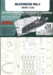 1:33 Elementy wycinane laserowo do Blenheim - GPM173