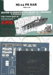 1:33 Elementy wycinane laserowo do Mi-14 PS - GPM 538
