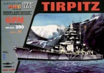 1:200 TIRPITZ Niemicki pancernik z II w.ś. - GPM 280
